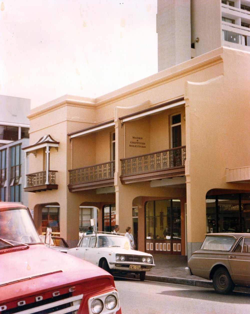 Buildings corner Central Avenue and Sydney Road, Manly