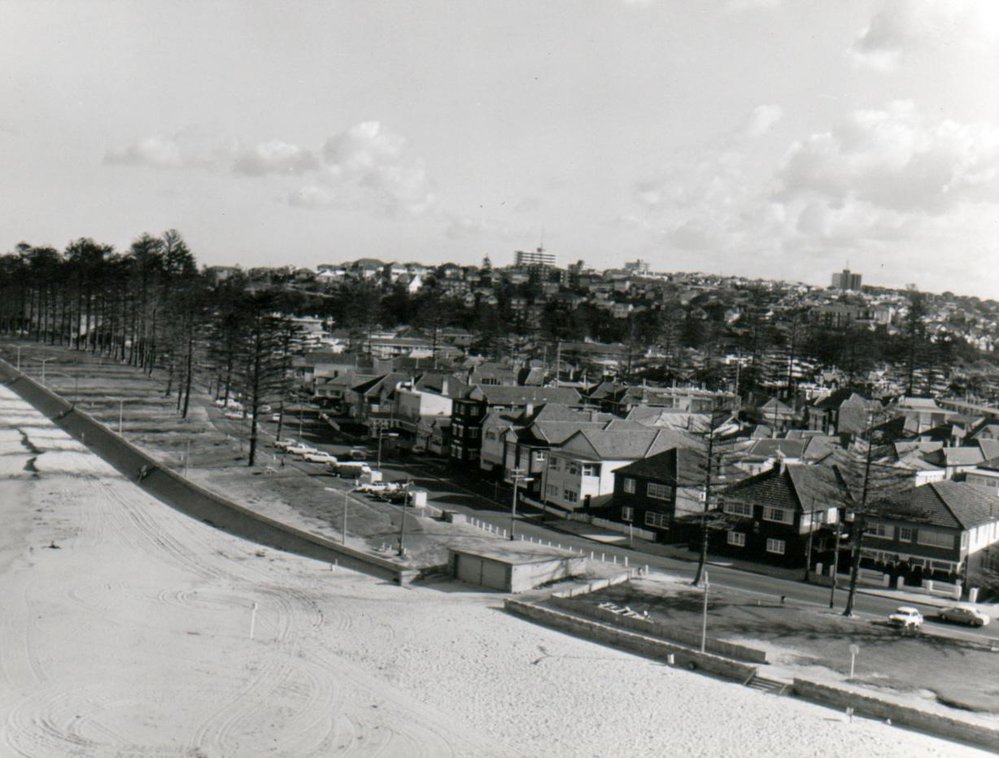 View across Manly from Queenscliff 1970s