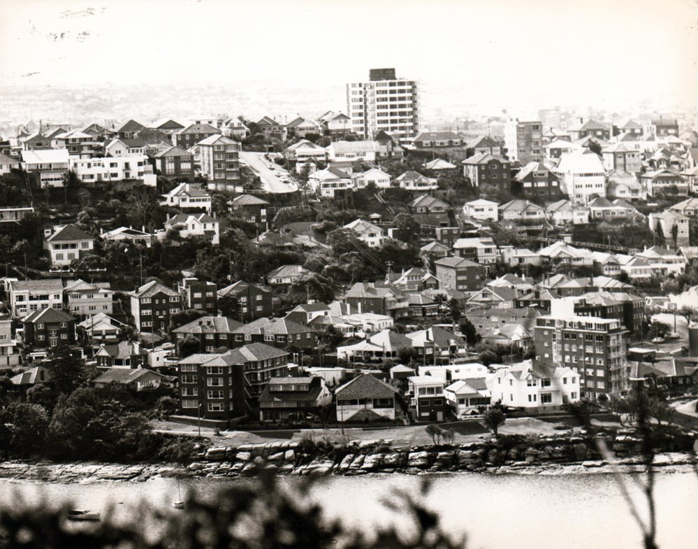 Fairlight taken from Dobroyd Head side of North Harbour, 1970s