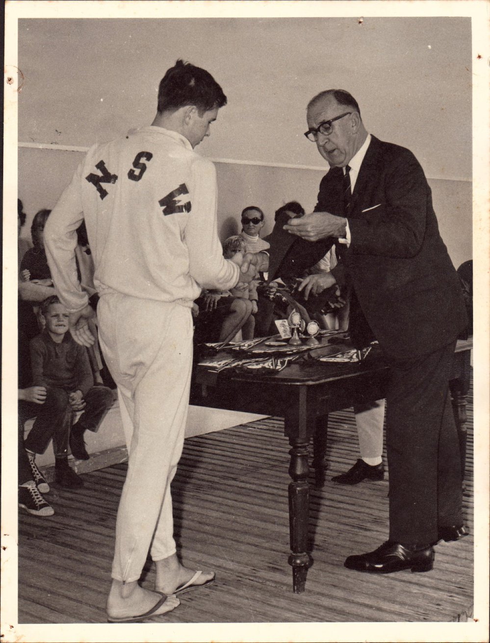 Manly Amateur Swimming Club presentation, c 1968