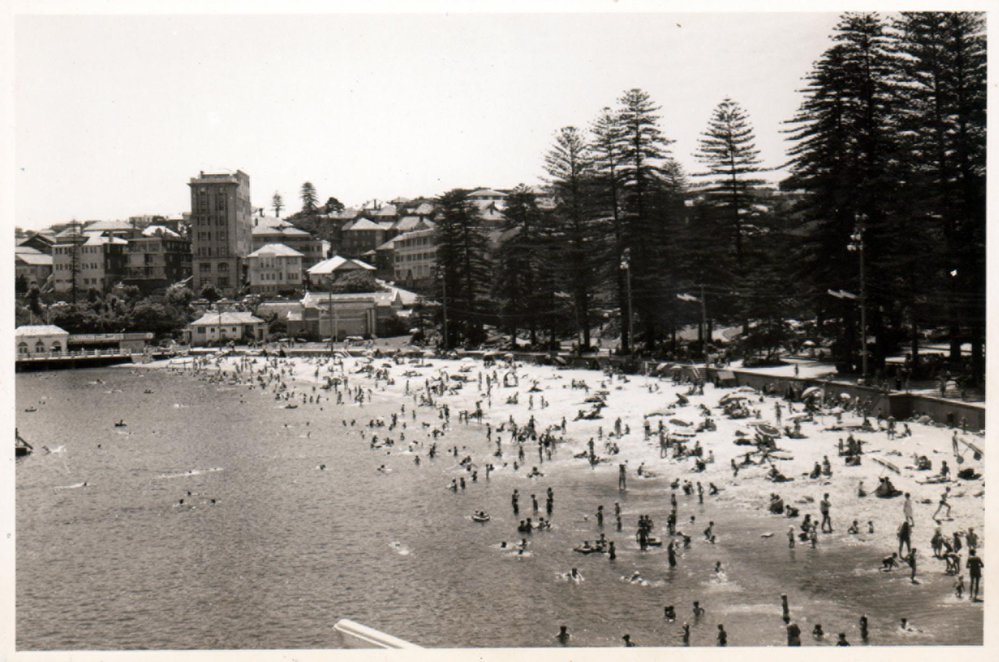 Manly Pool from Wharf, 1961