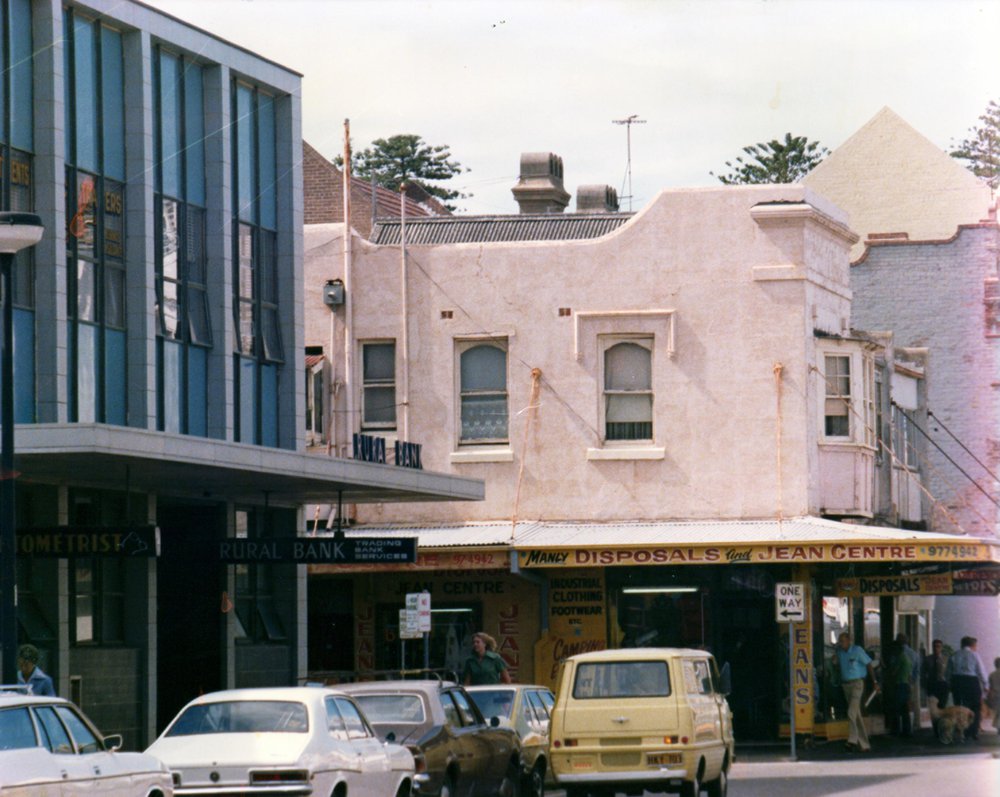 Buildings corner Central Avenue and Sydney Road, Manly