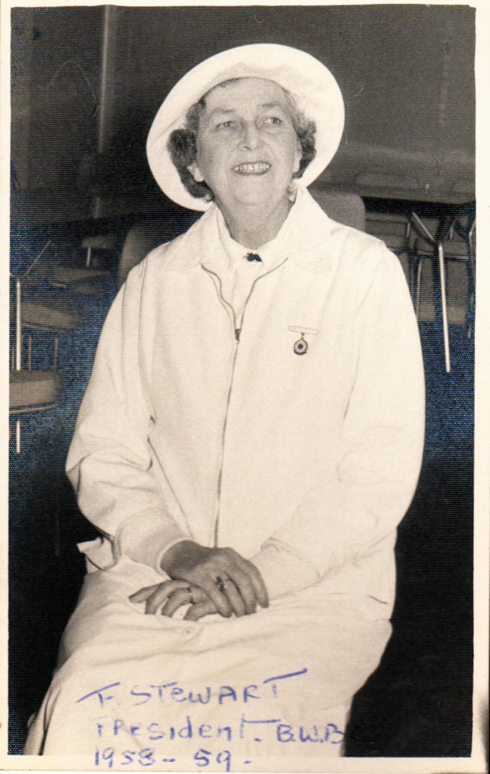 Balgowlah Womens Bowling Club president, T. Stewart