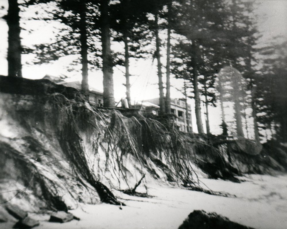 Storm damage at North Steyne