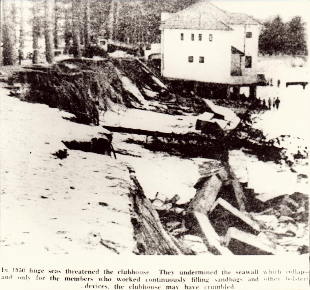 Storm damage at North Steyne