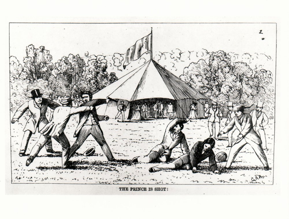 Assassination attempt on Prince Alfred at Clontarf, 1868