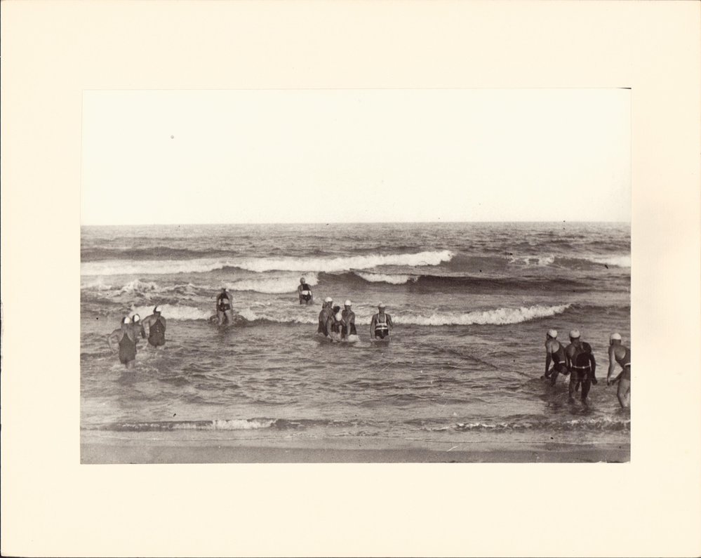 Surf carnival, North Narrabeen Beach, 1930