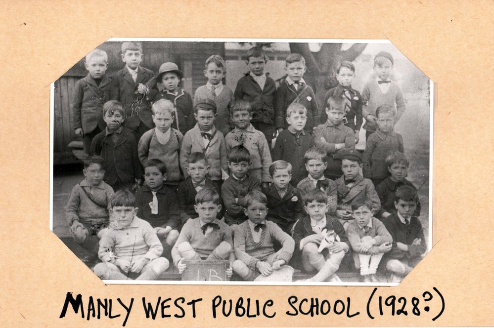 Manly West Public School pupils Class 1B