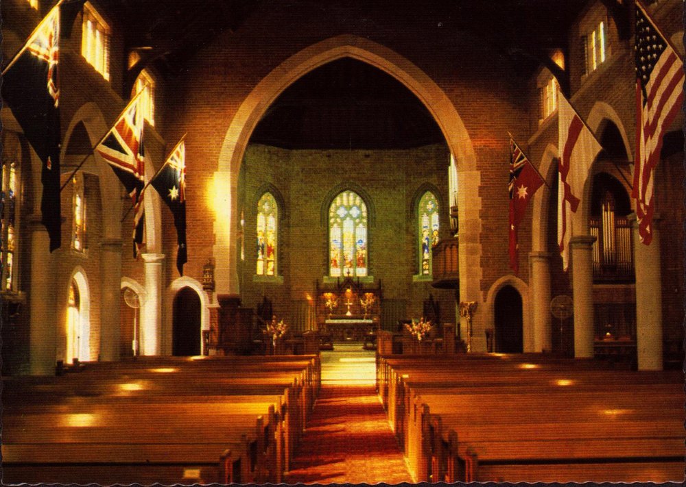 Interior of St Matthew's Anglican Church, The Corso, Manly