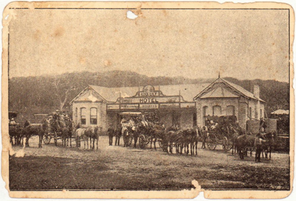 Business card of the Rock Lily Hotel, Mona Vale