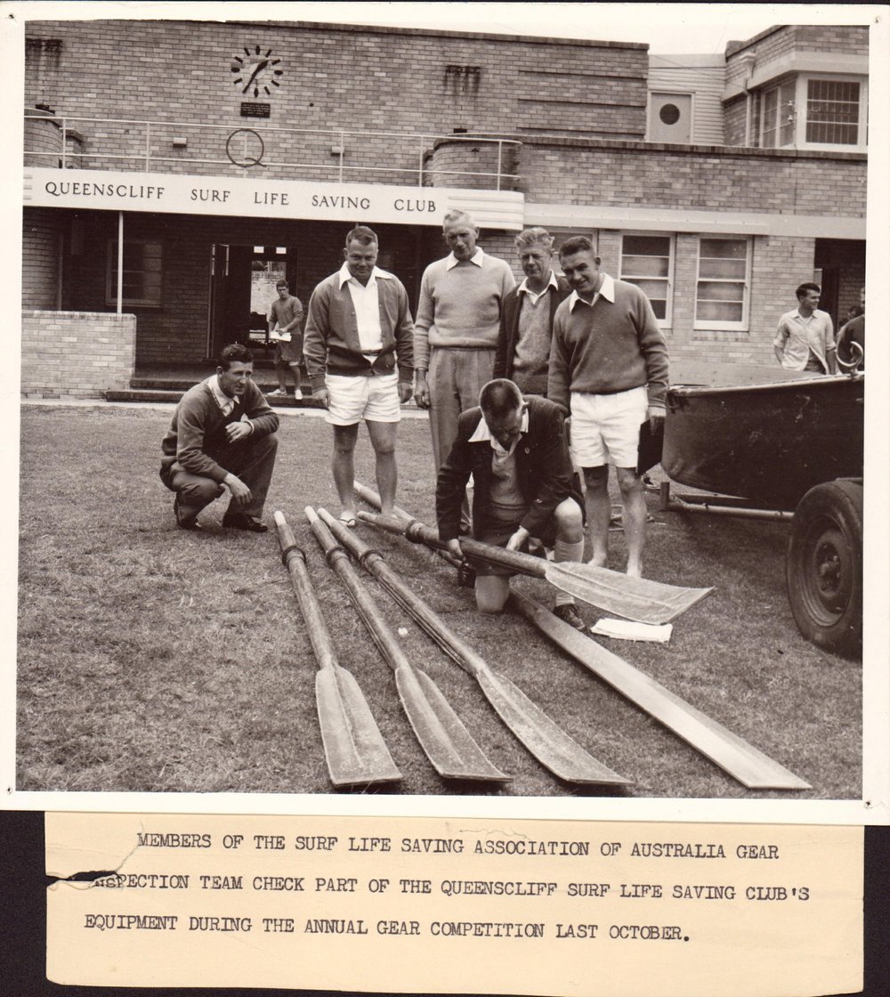Inspection of Queenscliff Surf Life Saving Club's equipment