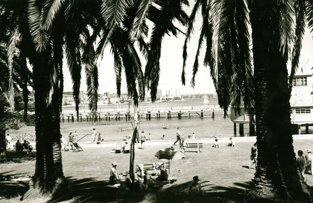 West Esplanade Reserve and Manly Harbour Pool 1970s