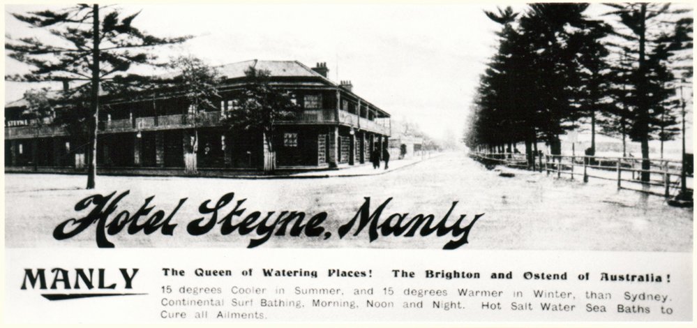 Advertisement for the Steyne Hotel,  c 1910