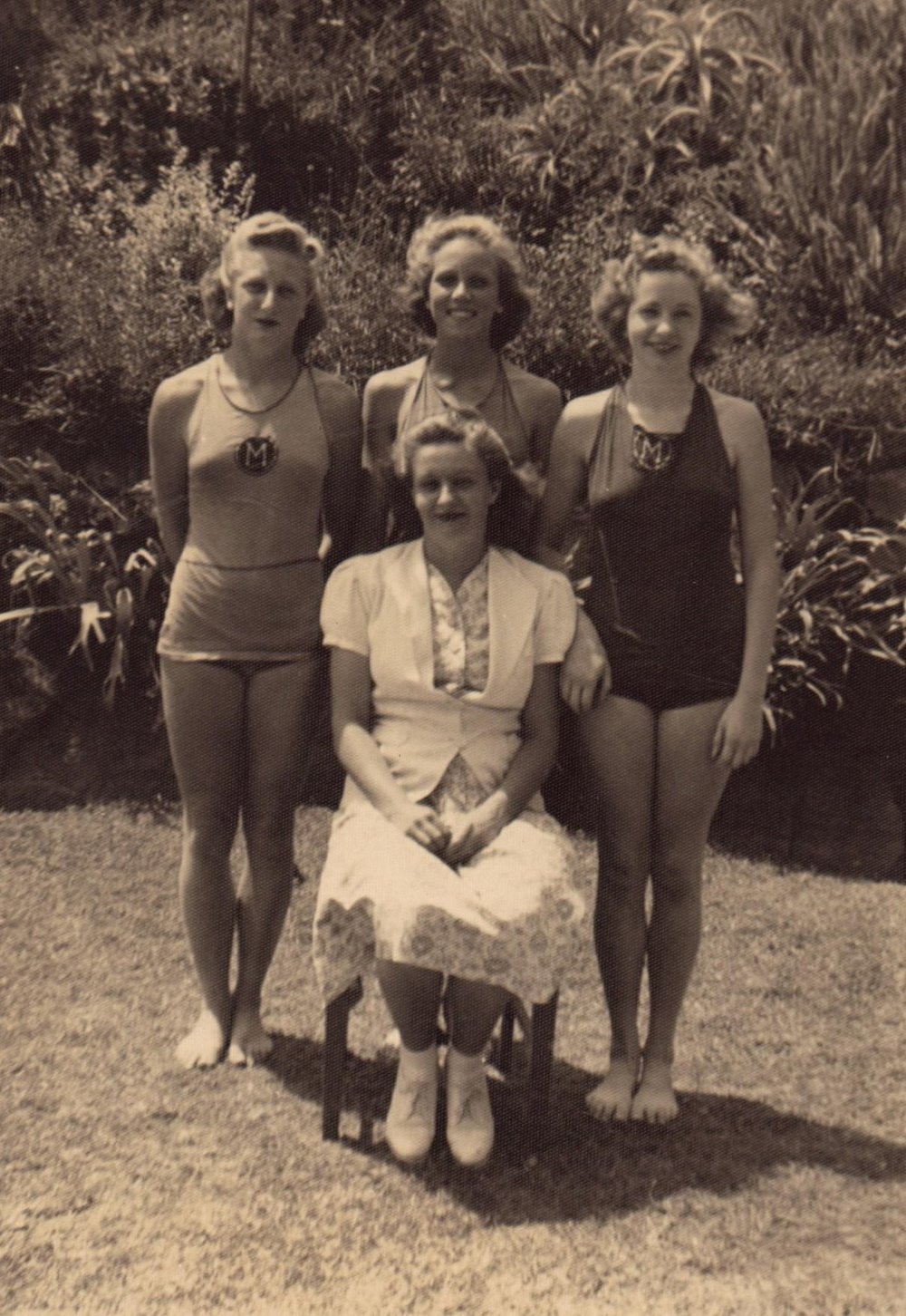 Members of Manly Ladies Amateur Swimming Club, c 1940