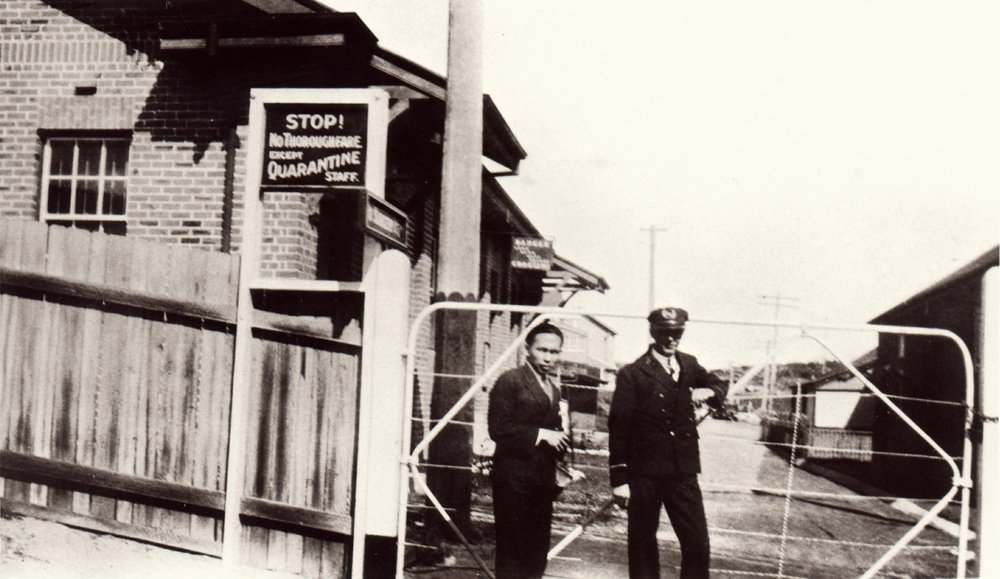 Quarantine Station gates, c 1930