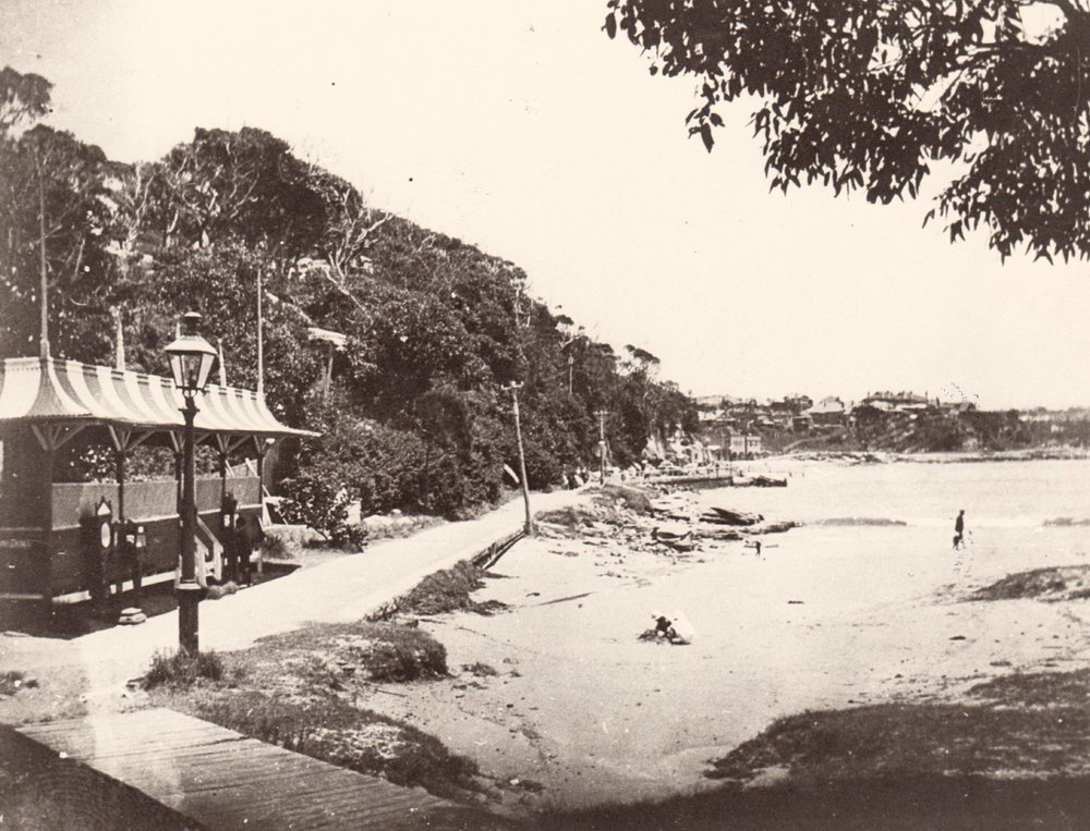Shelly Beach, Manly, c 1900