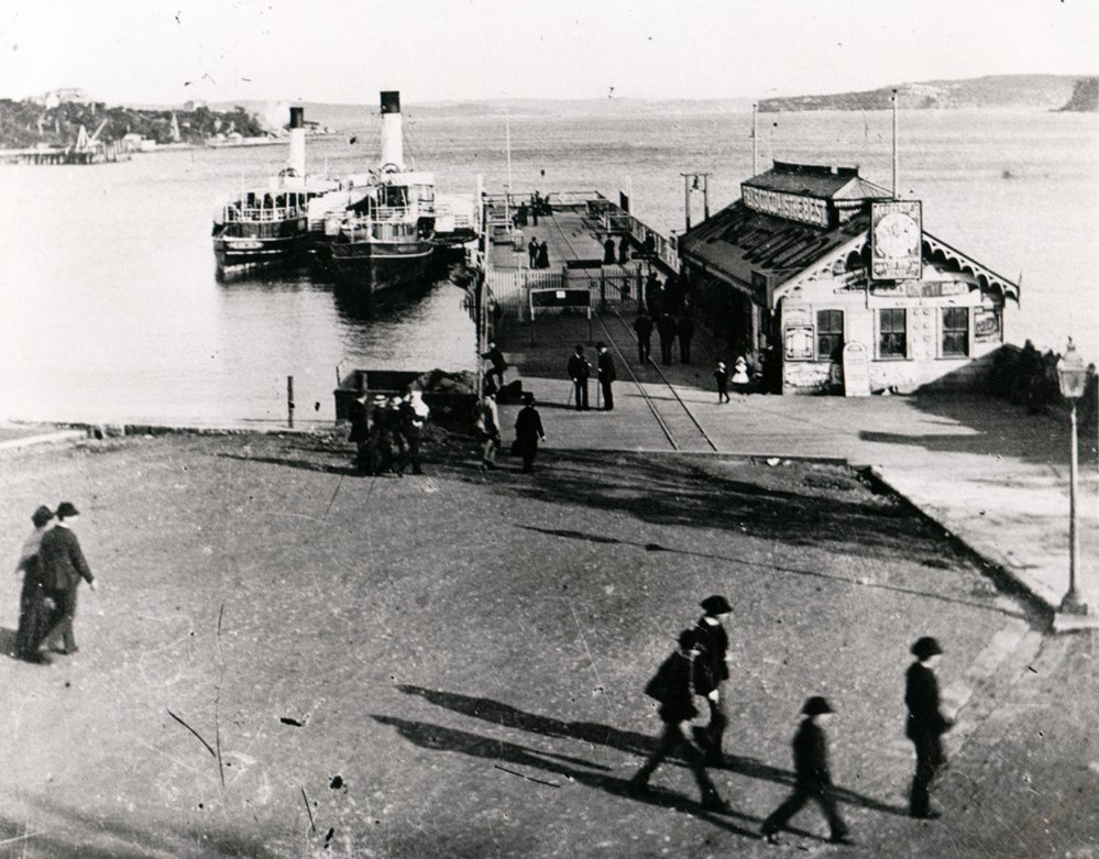 Manly Wharf, c 1890