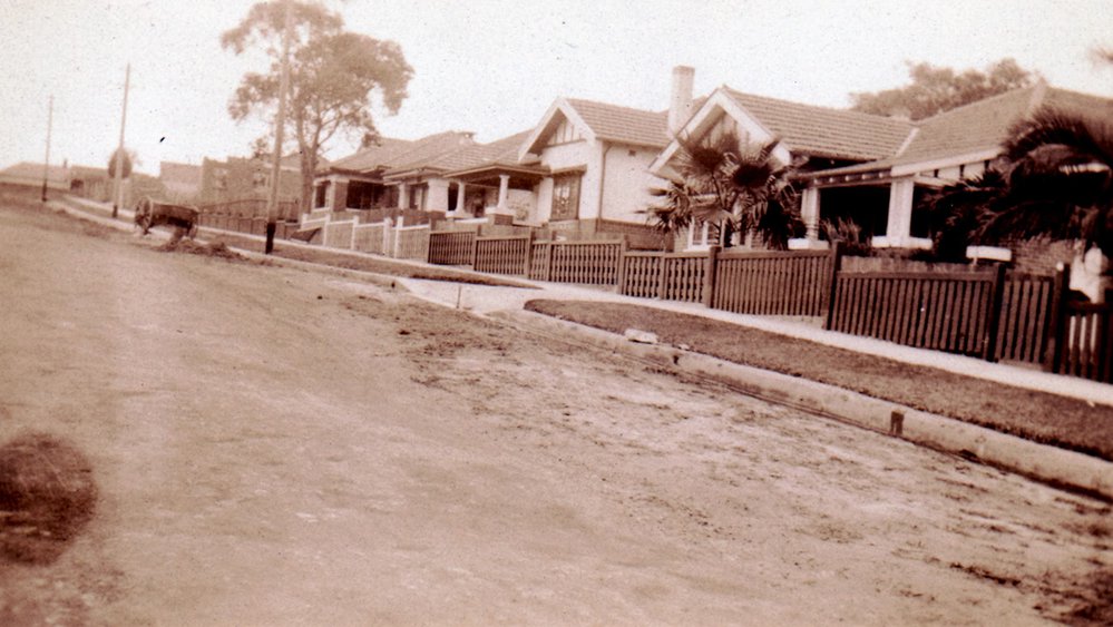 The east side of Jackson Street, Balgowlah