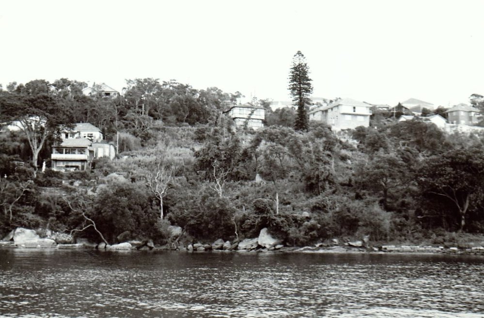 Foreshore below Seaforth Crescent, Seaforth, 1970