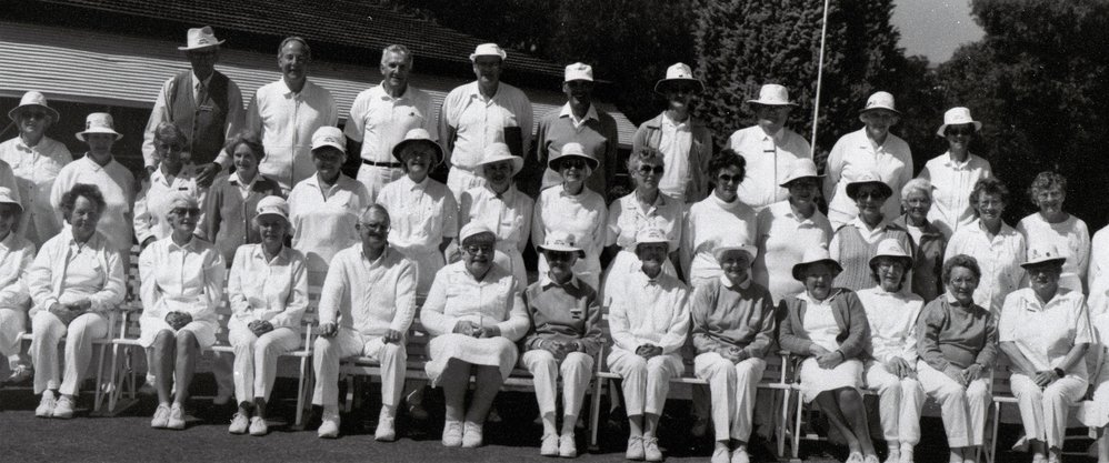 Members of Manly Croquet Club, 1991