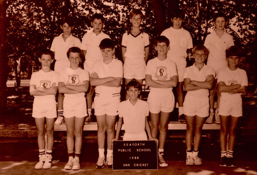 Seaforth Public School pupils, Senior Cricket Team, 1988