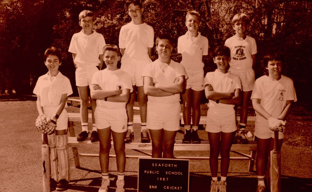 Seaforth Public School pupils, Senior Cricket Team, 1987