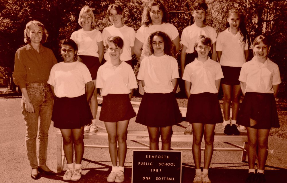 Seaforth Public School pupils, Senior Softball Team, 1987