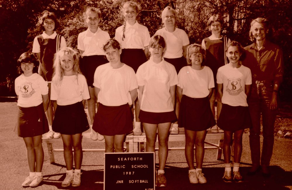 Seaforth Public School pupils, Junior Softball Team, 1987