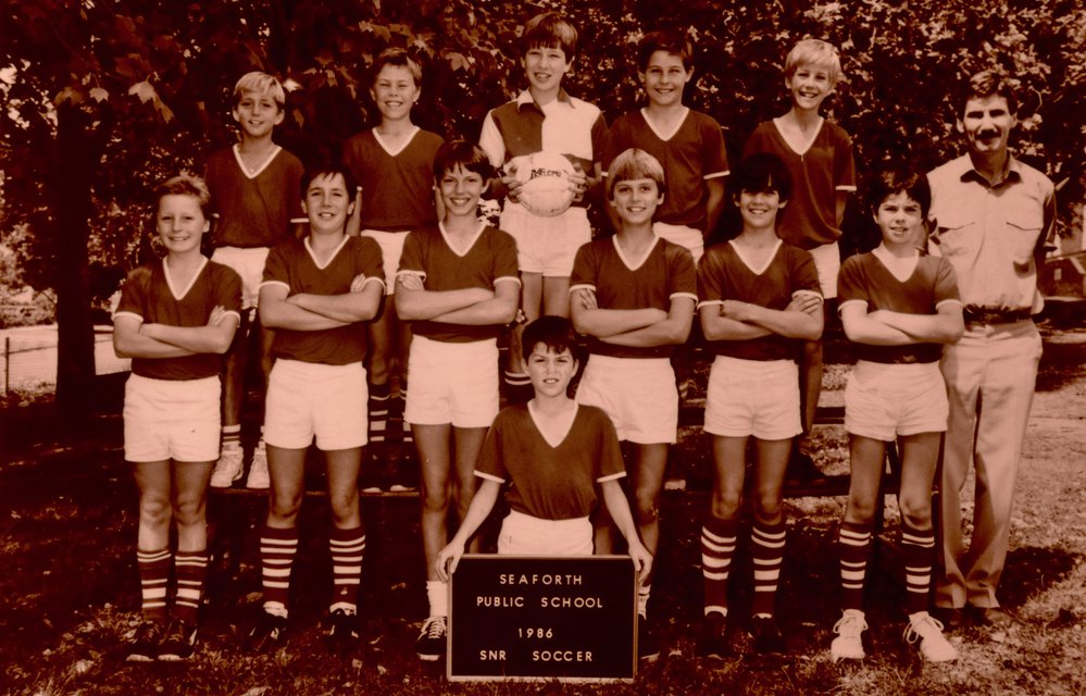 Seaforth Public School pupils, Senior Soccer Team, 1986