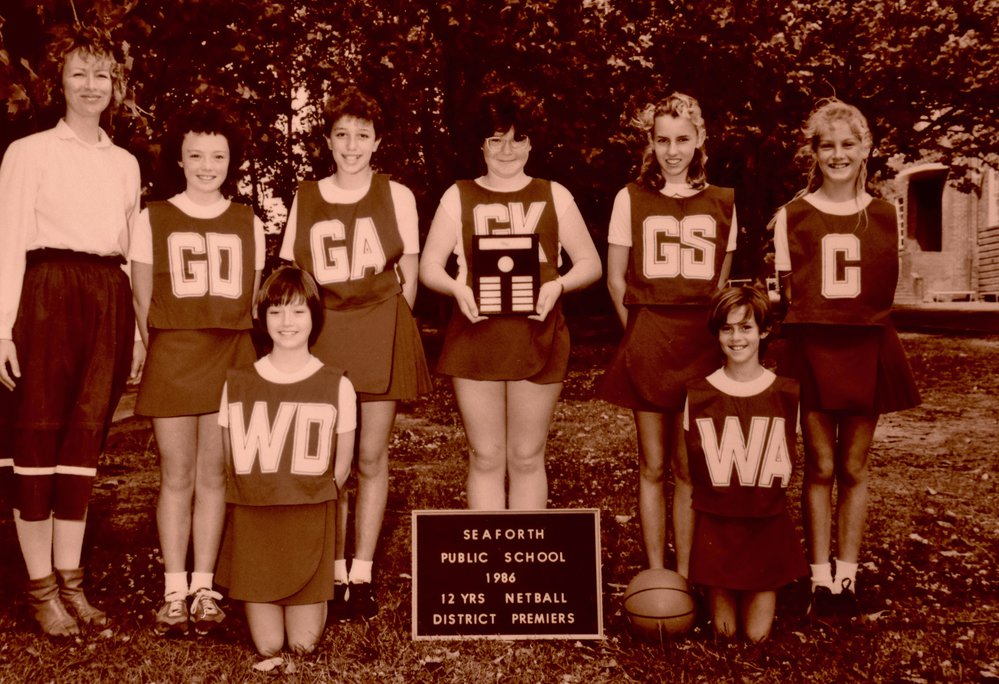 Seaforth Public School pupils, 12 Years Netball Team, 1986