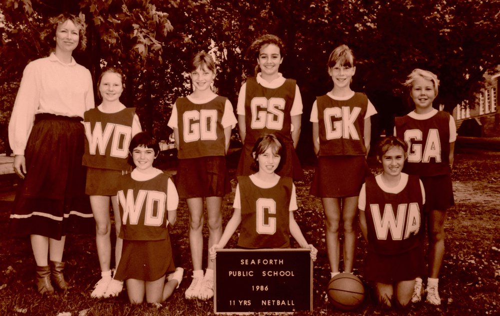 Seaforth Public School pupils, 11 Years Netball Team, 1986
