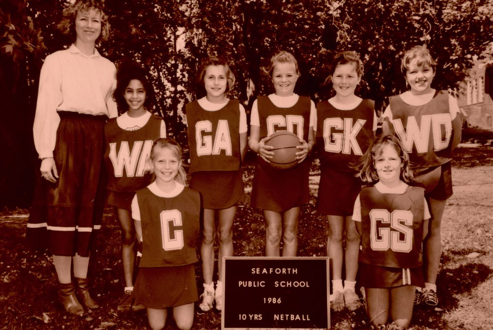 Seaforth Public School pupils, 10 Years Netball Team, 1986