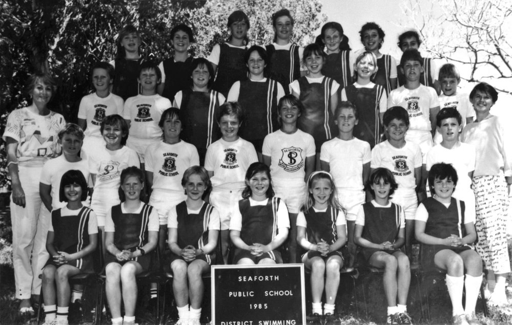 Seaforth Public School pupils, District Swimming Team, 1985