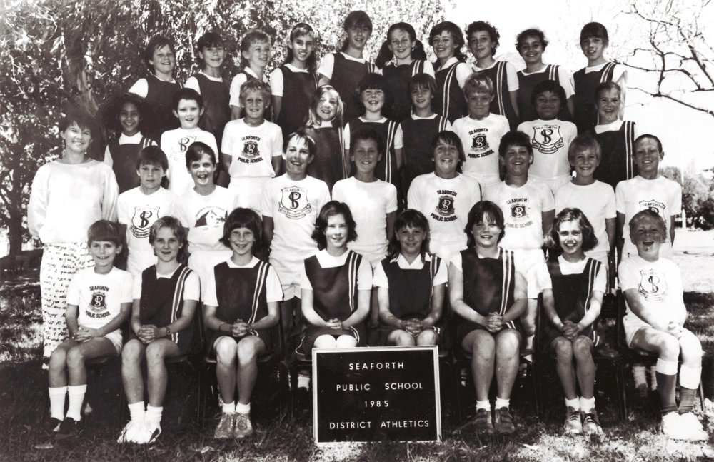 Seaforth Public School pupils, District Athletics Team, 1985