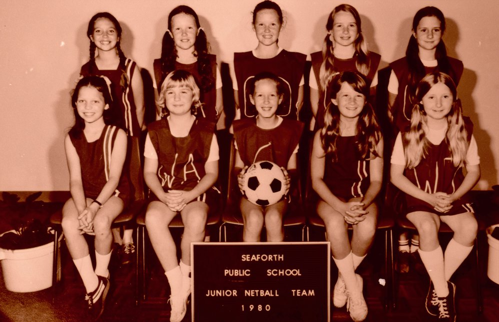 Seaforth Public School pupils, Junior Netball Team, 1980