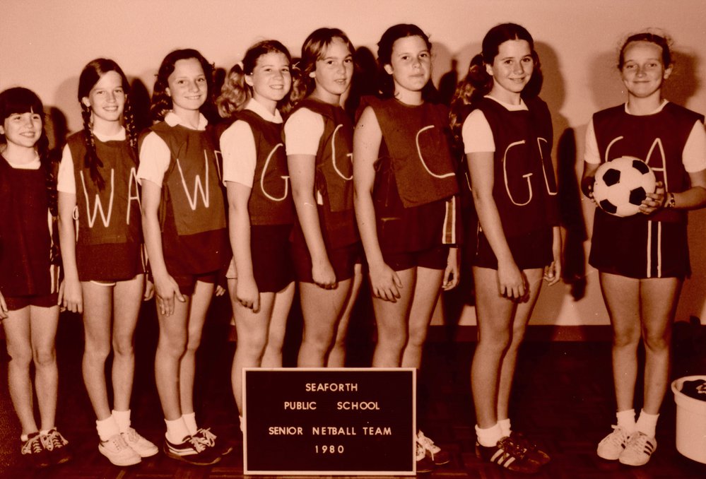 Seaforth Public School pupils, Senior Netball Team, 1980