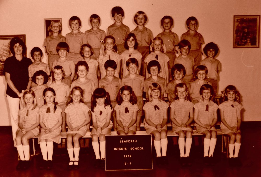 Seaforth Infants' School pupils, Class 2F, 1979