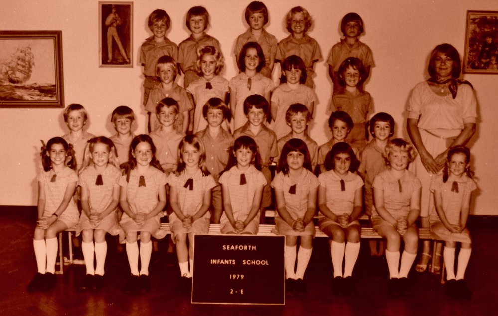 Seaforth Infants School pupils, Class 2E, 1979