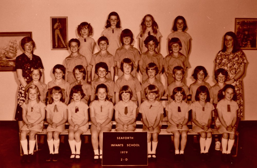 Seaforth Infants School pupils, Class 2D, 1979