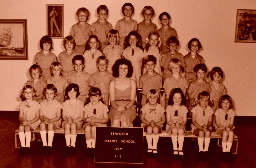 Seaforth Infants School pupils, Class 1-I, 1979