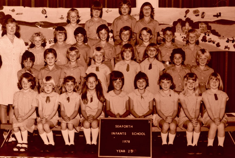 Seaforth Infants School pupils, Class 2D, 1978