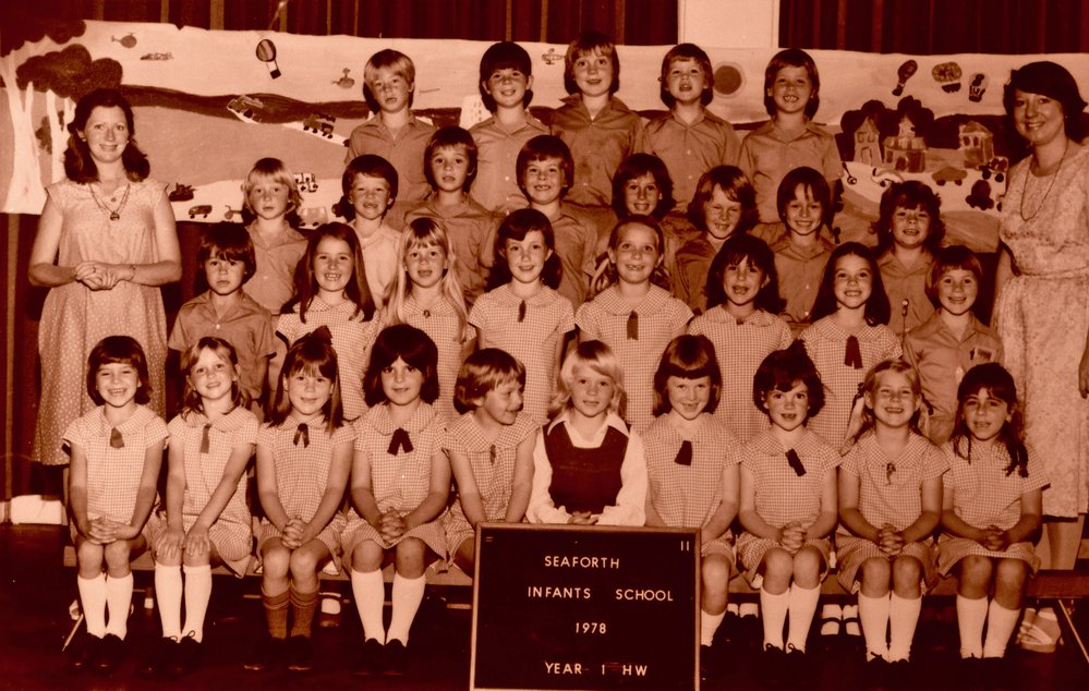 Seaforth Infants School pupils, Year 1 HW, 1978
