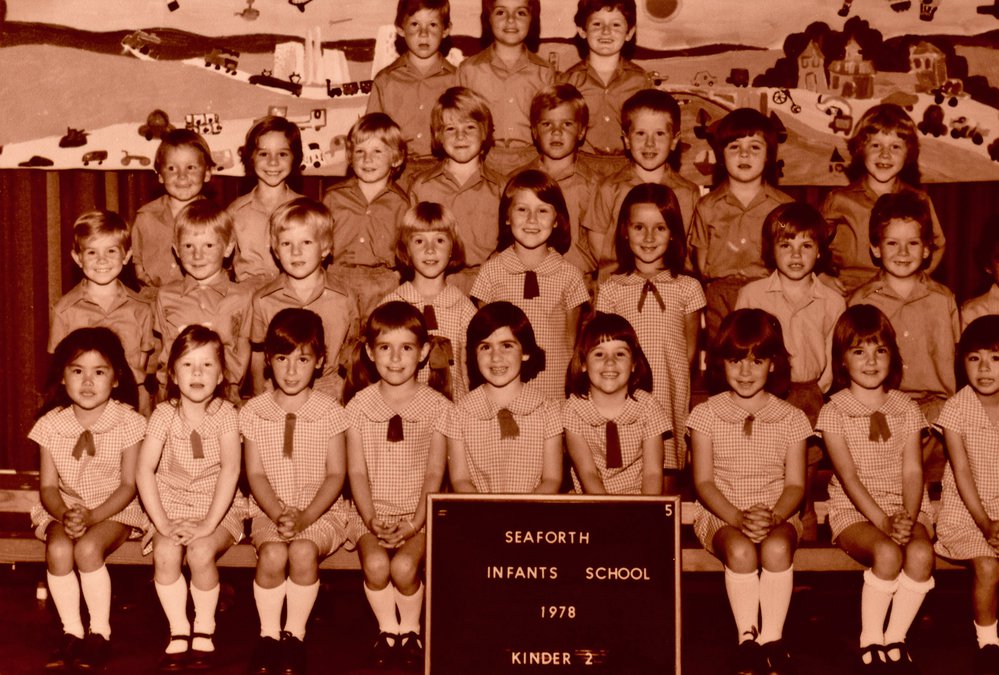 Seaforth Infants School pupils, Kinder 2, 1978