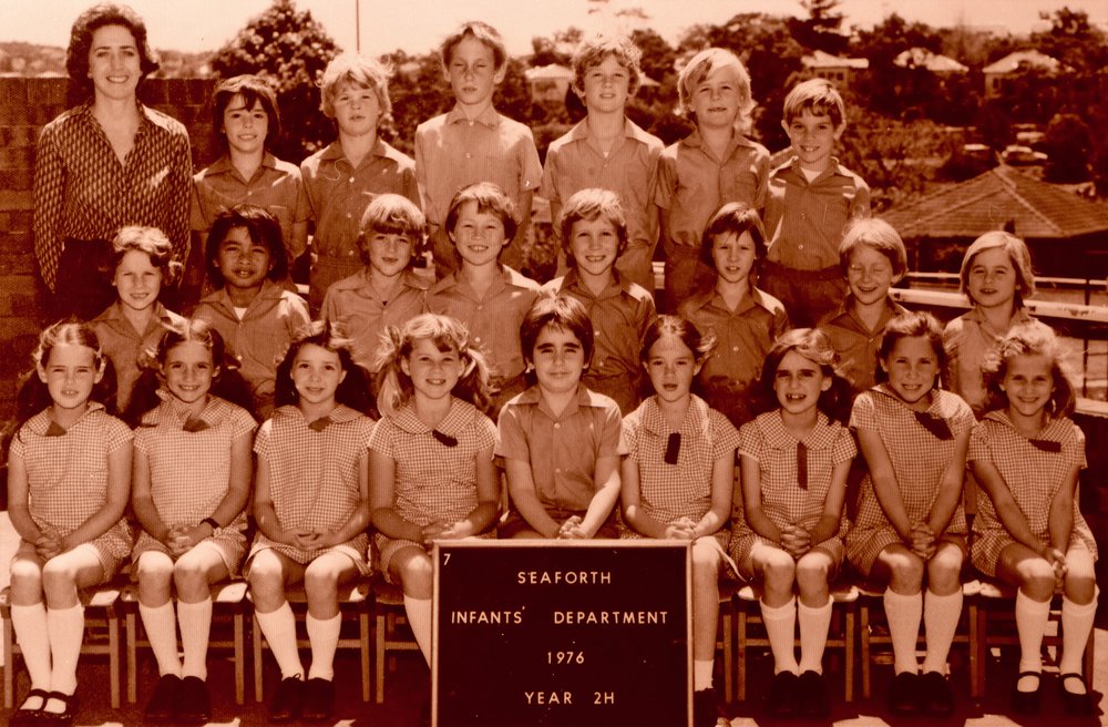 Seaforth Infants School pupils, Class 2H, 1976
