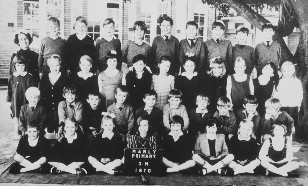 Manly Primary School pupils, Class 3M, 1970
