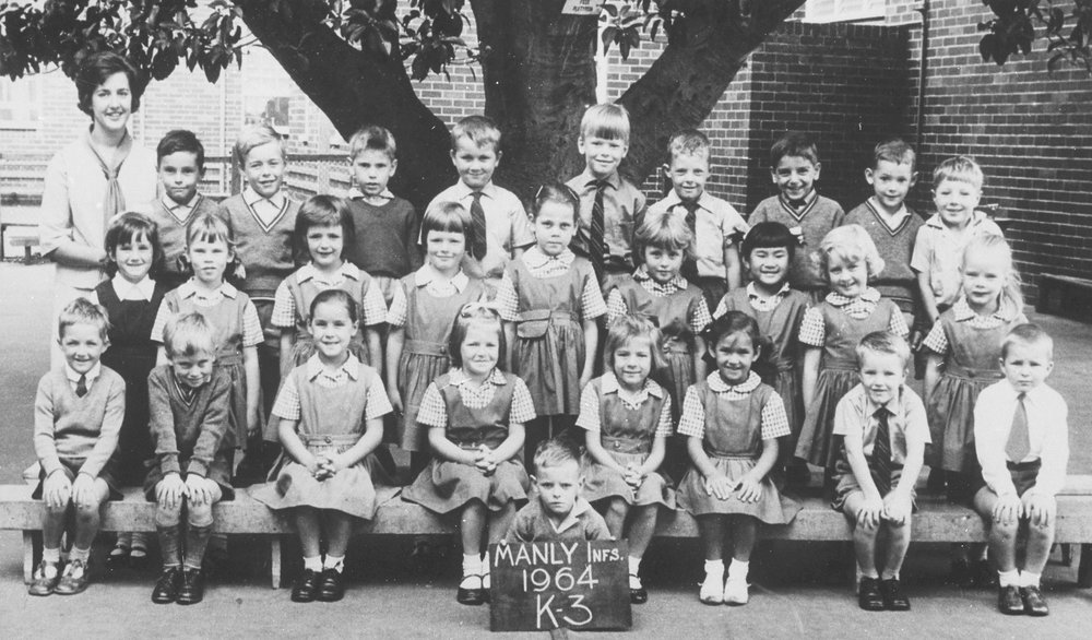 Manly Infants School pupils, Class K3, 1964