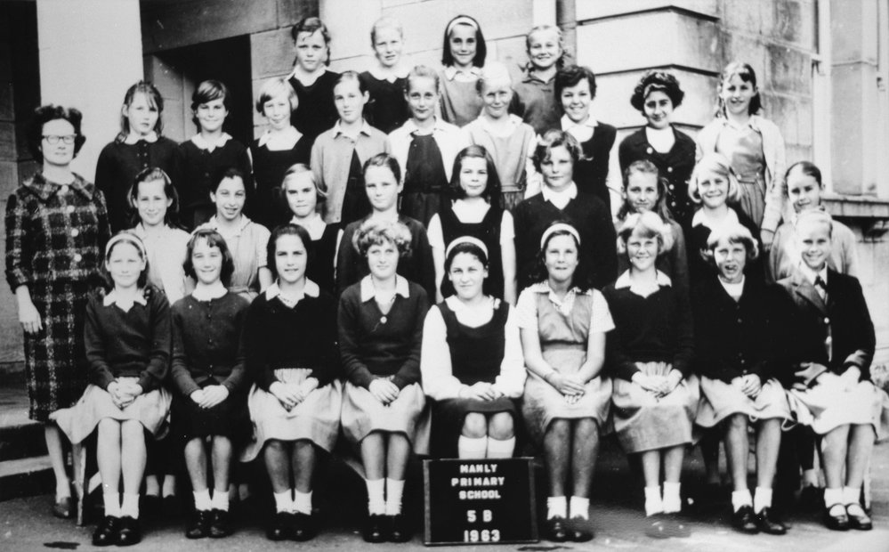 Manly Primary School pupils, Class 5B, 1963