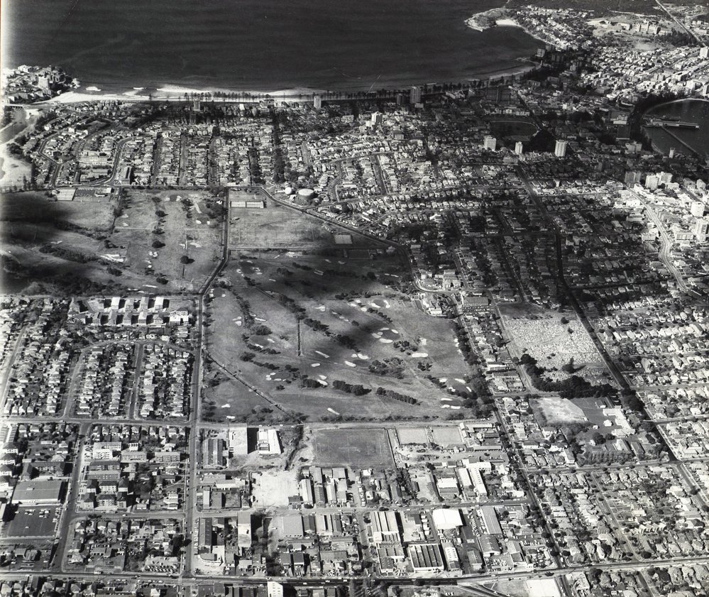 Aerial view of Manly and district from Balgowlah to beach