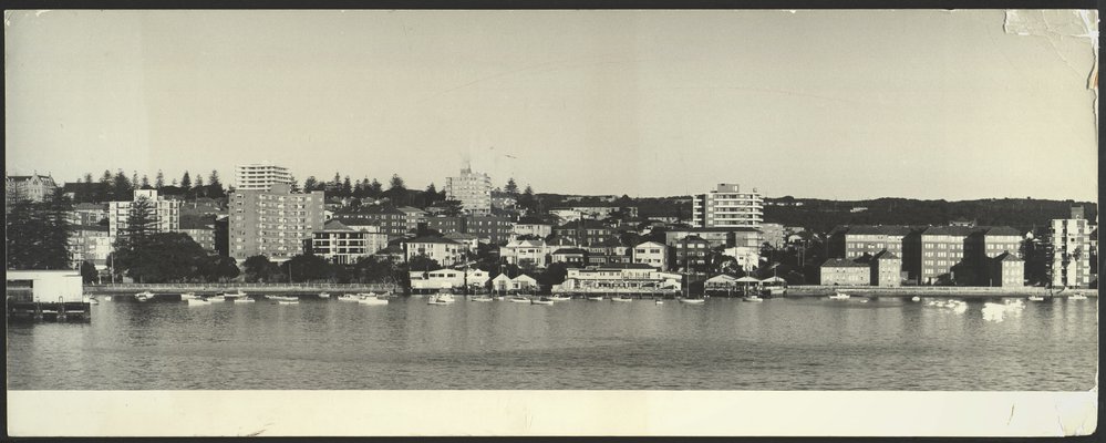 Manly Cove, shows Manly Baths and Gocher Court