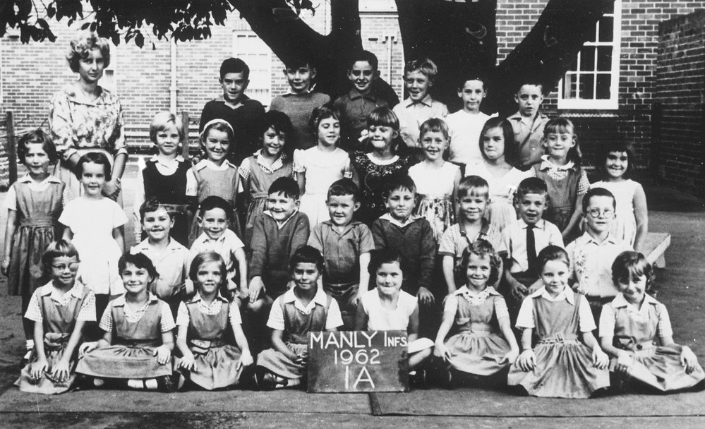 Manly Infants School pupils, Class 1A, 1962